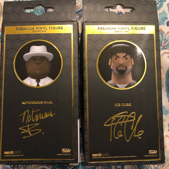 Funko Gold Notorious B.I.G Biggie Smalls Big Poppa and Ice Cube - Picture 2 of 4